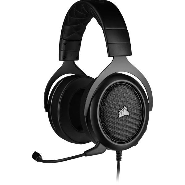 Cuffie Corsair Hs50 Pro Stereo Con Microfono Pc/ps4/xboxone/mobile Carbon "corsair Renewed"