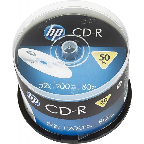 HP CRE00017 CD vergine CD-R 700 MB 52x 50 pz