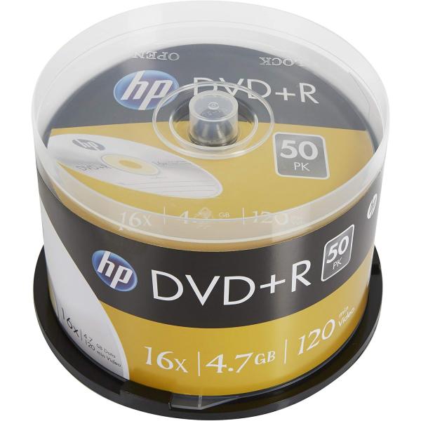 HP DRE00026 DVD vergine 4,7 GB DVD+R 50 pz