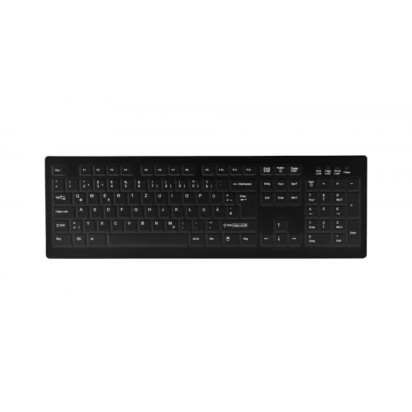 Active Key AK-C8100 tastiera RF Wireless QWERTZ Tedesco Nero