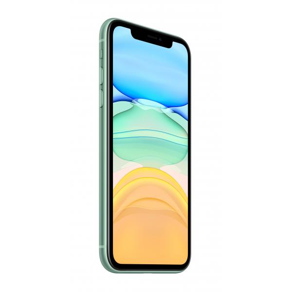 Apple iPhone 11 128GB - Verde (Apple iPhone 11 - 4G smartphone - dual SIM /Memoria Interna 128 GB - display LCD - 6.1 - 1792 x 828 pixel - 2x fotocamere posteriori 12 MP, 12 MP - front camera 12 MP - verde)