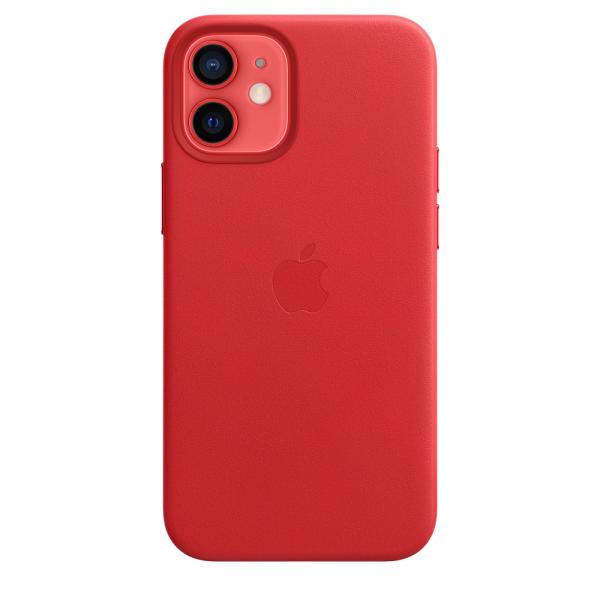 IPhone 12 mini Leather Case with MagSafe - (PRODUCT)RED MHK73ZM/A