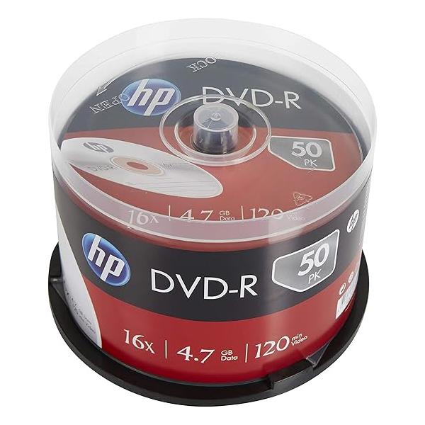 HP DME00025 DVD vergine 4,7 GB DVD+R 50 pz