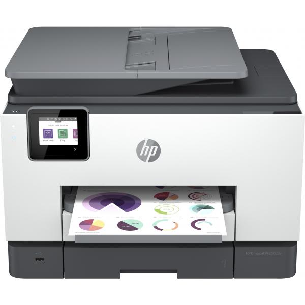 HP OfficeJet Pro Stampante multifunzione HP 9022e, Colore, Stampante per Piccoli uffici, Stampa, copia, scansione, fax, HP+; Idoneo per HP Instant Ink; alimentatore automatico di documenti; Stampa fronte/retro (Officejet Pro Hp 9022E - All-In-One Printer, Print, - Copy, Scan, Fax, Hp+ Hp Instant Ink Eligible Automatic Document Feeder - Warranty: 12M)