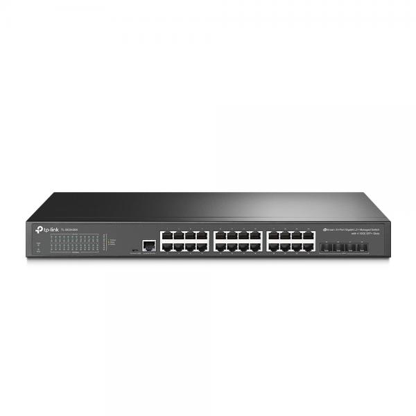24-PORT GIGABIT MANAGED SWITCH WITH 4 10GE SFP+ SLOTS