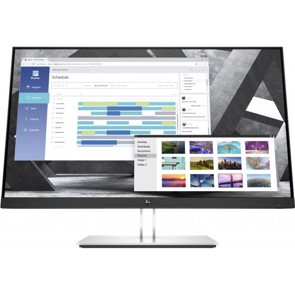 HP E27q G4 QHD Monitor (E27q G4 27inch IPS QHD E27q - G4, 68.6 cm [27], 2560 E27q - G4, 68.6 cm [27], 2560 x 1440 pixels, Quad HD, 5 ms, Black, Silver - Warranty: 12M)