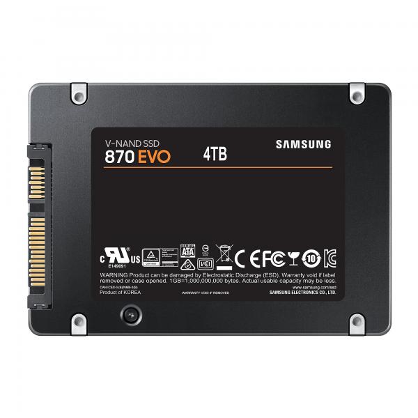 SAMSUNG 870 EVO SSD 4.000GB SATA III 2.5" V-NAND