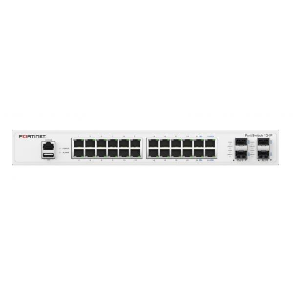 FORTISWITCH-124F FORTISWITCH-124F SWITCH CON 24 P. GE + 4 P. SFP+  + 1 P. CONSOLE RJ45