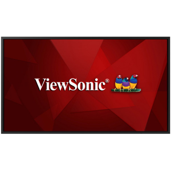 Viewsonic CDE5520 visualizzatore di messaggi Pannello piatto per segnaletica digitale 139,7 cm (55") IPS 4K Ultra HD Nero Processore integrato Android 8.0