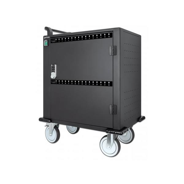 Manhattan Carrello Stazione di Ricarica USB-C™ 576W per 32 Smartphone e Tablet fino a 12''