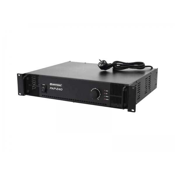 Omnitronic 80709808 amplificatore audio Resa/fase Nero
