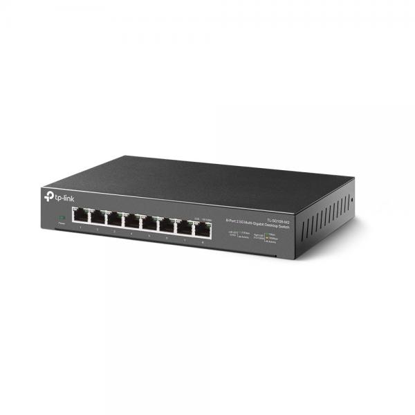 TP-Link TL-SG108-M2 switch di rete Non gestito 2.5G Ethernet [100/1000/2500] Nero (TP-Link 8-Port 2.5G Multi-Gig Desktop)