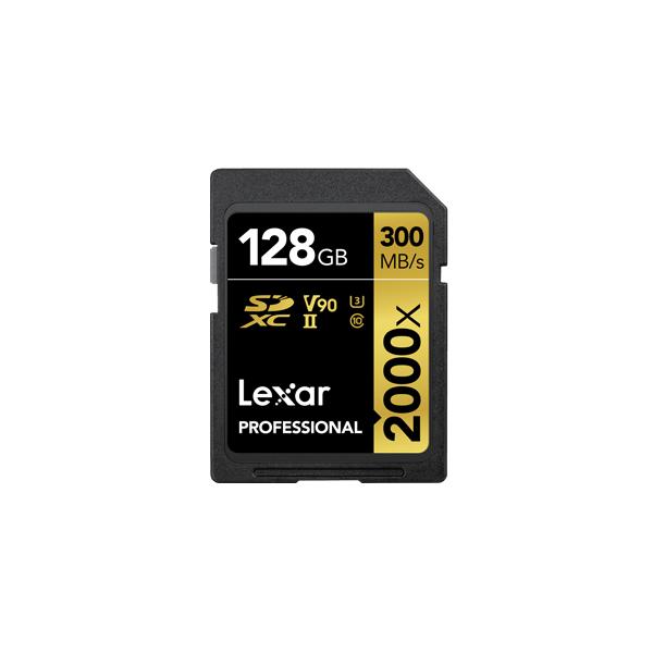 Lexar 2000x 128 GB SDHC Classe 10 (128GB Lexar Professional 2000x SDH UHS-II Card)