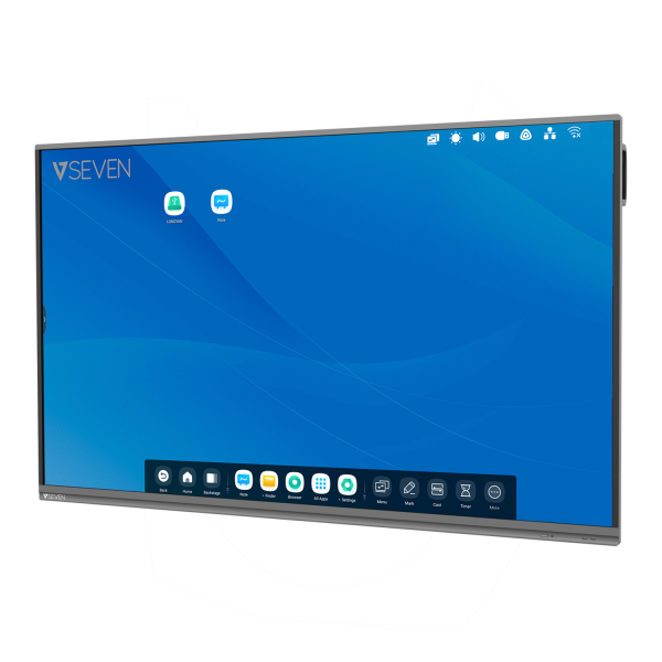 V7 IFP6502- visualizzatore di messaggi 165,1 cm (65") 4K Ultra HD Nero Touch screen