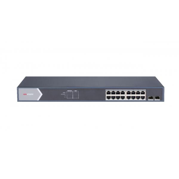 Hikvision Digital Technology DS-3E1518P-SI switch di rete Gestito Gigabit Ethernet (10/100/1000) Supporto Power over Ethernet (PoE) Nero