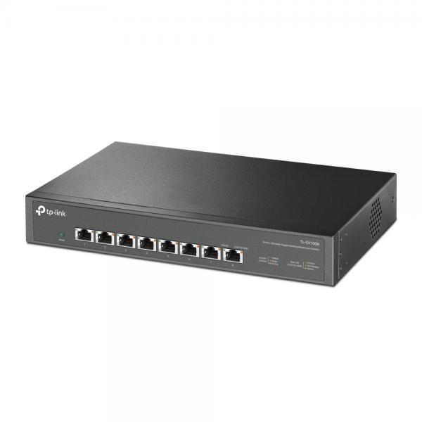 TP-LINK TL-SX1008 switch di rete Non gestito 10G Ethernet (100/1000/10000) Nero