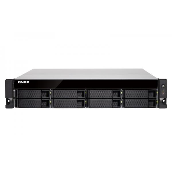 QNAP TS-877XU-RP-3600-8G NAS Armadio [2U] Collegamento ethernet LAN Nero (QNAP TS-877XU-RP-3600-8G/96TB EXOS)