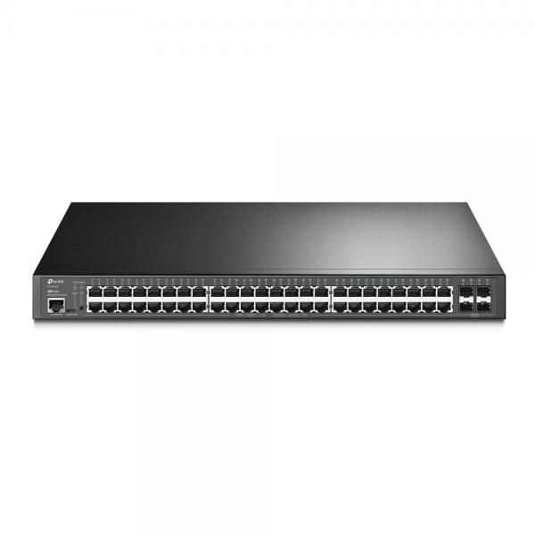 TP-LINK TL-SG3452P switch di rete Gestito L2/L2+ Gigabit Ethernet (10/100/1000) Supporto Power over Ethernet (PoE) Nero