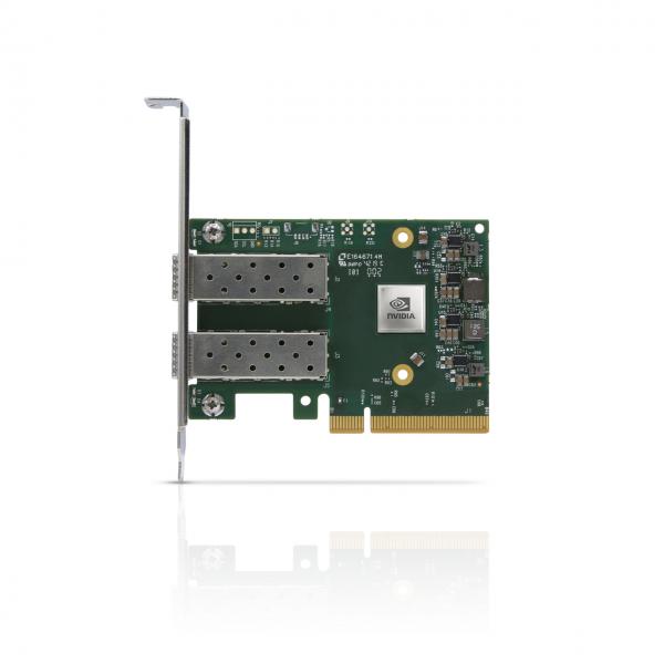 NVIDIA ConnectX-6 Lx EN - Crittografia disabilitata con Secure Boot - Adattatore di rete - PCIe 4.0 x8 - Gigabit Ethernet / 10Gb Ethernet / 25Gb Ethernet SFP28 x 2