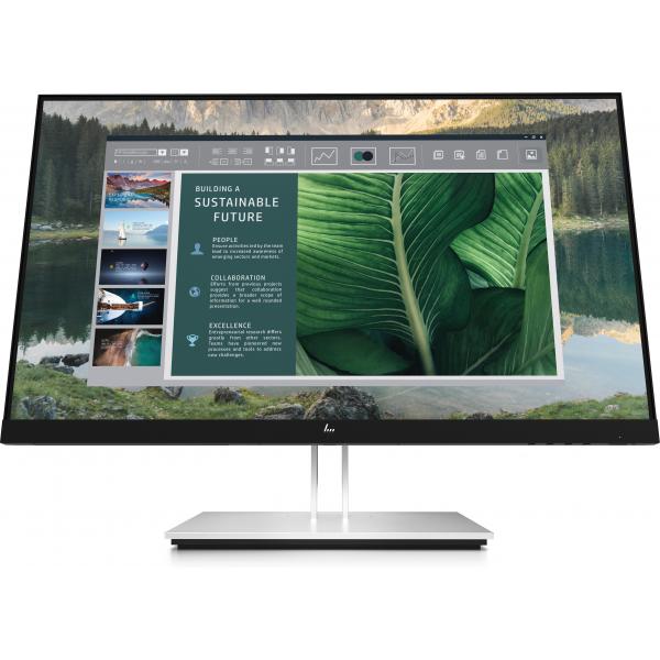 HP E24u G4 Monitor PC 60,5 cm [23.8] 1920 x 1080 Pixel Full HD LCD Nero, Argento (E24u G4 computer monitor 60.5 - cm [23.8] 1920 x 1080 pixels - Full HD LCD Black, Silver - Warranty: 12M)