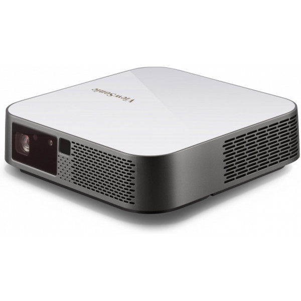 Viewsonic M2e videoproiettore Proiettore desktop 400 ANSI lumen LED 1080p (1920x1080) Compatibilità 3D Grigio, Bianco
