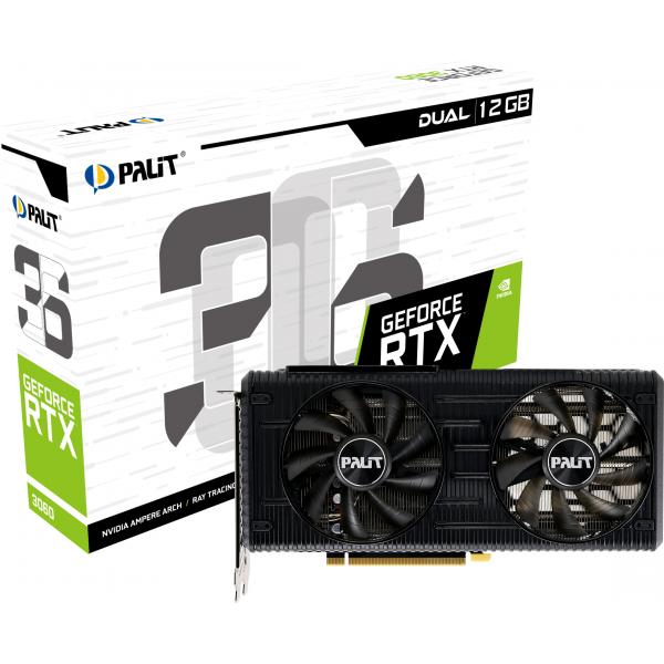 SV Palit GeForce RTX 3060 Dual 12GB GDDR6 192bit 3xDP HDMI