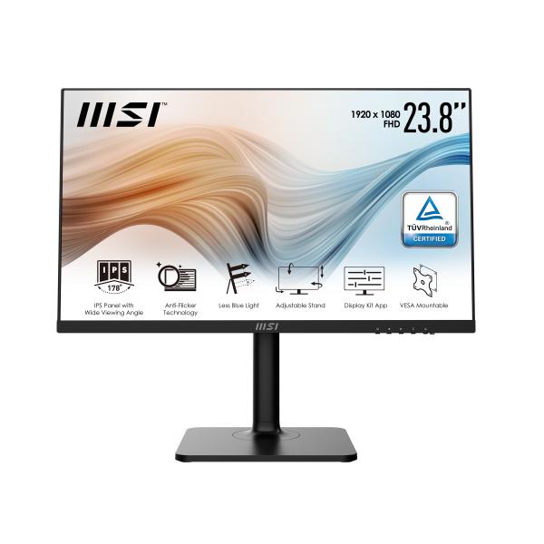 MSI Modern MD241P monitor piatto per PC 60,5 cm (23.8") 1920 x 1080 Pixel Full HD LCD Nero
