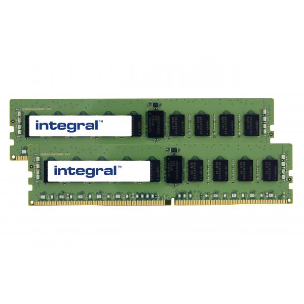 Integral 64GB [2X32GB] SERVER RAM MODULE KIT DDR4 2666MHZ PC4-21300 REGISTERED ECC RANK2 1.2V 2GX8 CL19 memoria Data Integrity Check [verifica integritÃ  dati] (64GB [2X32GB] SERVER RAM MODULE KIT DDR4 2666MHZ PC4-21300 REGISTERED ECC RANK2 1.2V 2GX8 CL19 INTEGRAL)