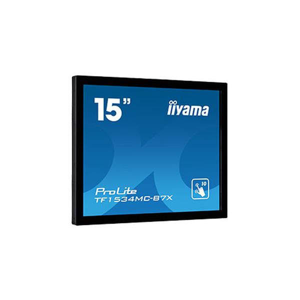 iiyama ProLite TF1534MC-B7X monitor touch screen 38,1 cm (15") 1024 x 768 Pixel Multi-touch Multi utente Nero