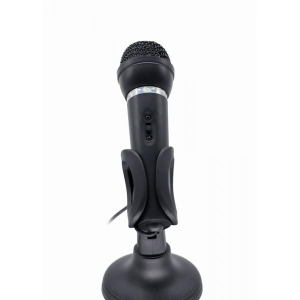 Gembird MIC-D-04 microfono Nero Microfono da tavolo