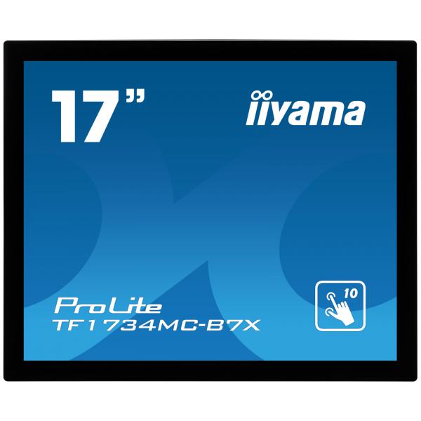 iiyama ProLite TF1734MC-B7X monitor touch screen 43,2 cm (17") 1280 x 1024 Pixel Multi-touch Nero