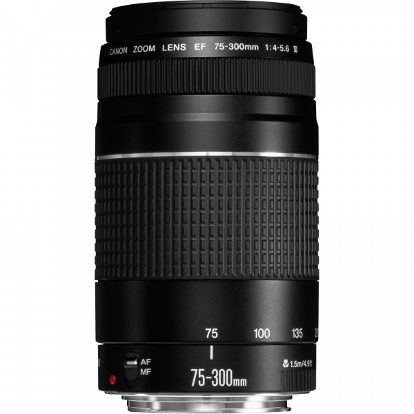 Canon EF 75-300mm f/4.0-5.6 III SLR Teleobiettivo Nero