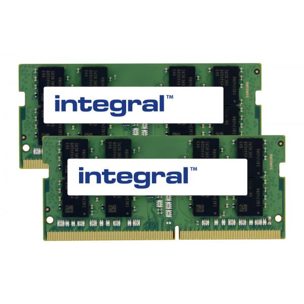 Integral CT2K32G4SFD832A-IN memoria 64 GB 2 x 32 GB DDR4 3200 MHz (64GB [2X32GB] LAPTOP RAM MODULE KIT DDR4 3200MHZ PC4-25600 UNBUFFERED NON-ECC 1.2V 2GX8 CL22 INTEGRAL)