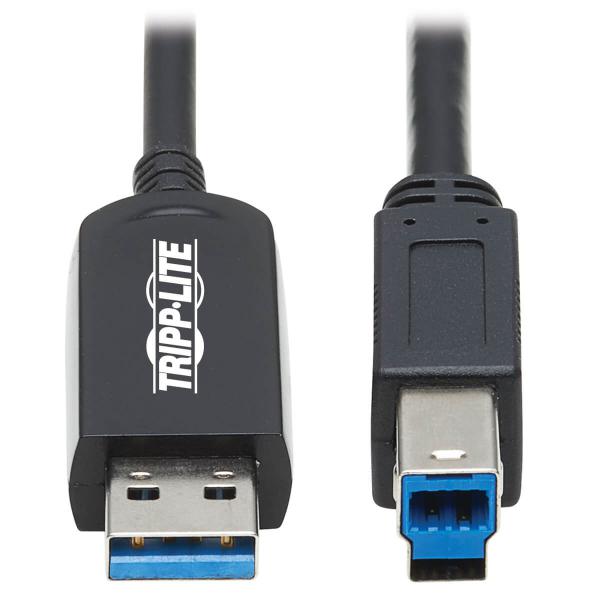Tripp Lite U328F-20M cavo USB USB 3.2 Gen 1 (3.1 Gen 1) USB A USB B Nero