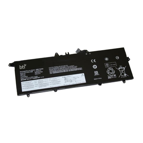 BTI L18L3PD1- ricambio per laptop Batteria (Replacement 3 cell battery for ThinkPad T490s T14S T495S replacing OEM part numbers L18L3PD1 L18C3PD1 L18C3PD2 L18M3PD1 // 11.52V 57Wh)
