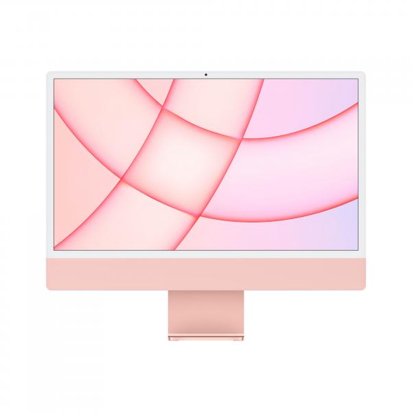 Apple iMac Apple M M1 61 cm [24] 4480 x 2520 Pixel PC All-in-one 8 GB 512 GB SSD macOS Big Sur Wi-Fi 6 [802.11ax] Rosa (IMAC 24IN M1 8C CPU 8C GPU - 512GB PINK) - Versione UK