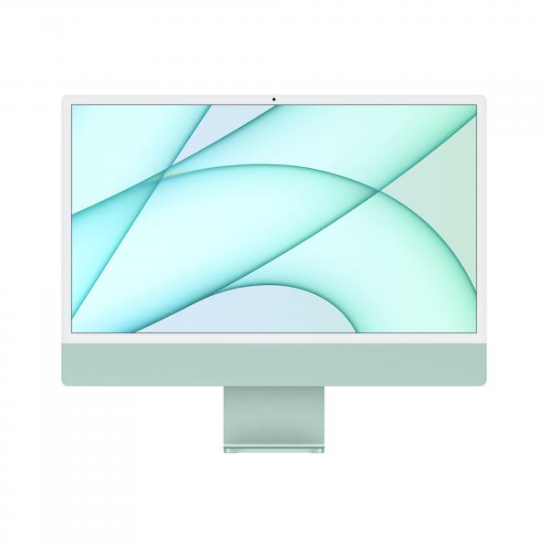 Apple iMac Apple M 61 cm [24] 4480 x 2520 Pixel 8 GB 256 GB SSD PC All-in-one macOS Big Sur Wi-Fi 6 [802.11ax] Verde (IMAC 24IN M1 8C CPU 8C GPU - 256GB GREEN) - Versione UK