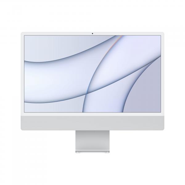 Apple iMac 61 cm (24") 4480 x 2520 Pixel Apple M 8 GB 256 GB SSD PC All-in-one macOS Big Sur Wi-Fi 6 (802.11ax) Argento