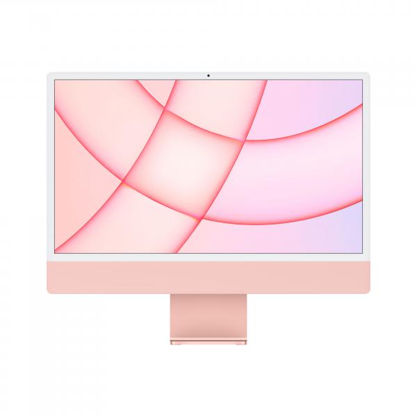Apple iMac 61 cm (24") 4480 x 2520 Pixel Apple M 8 GB 256 GB SSD PC All-in-one macOS Big Sur Wi-Fi 6 (802.11ax) Rosa