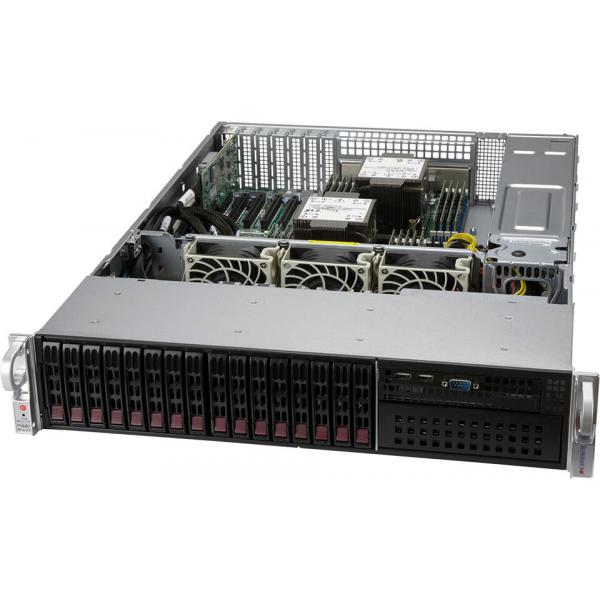 Supermicro SYS-220P-C9R sistema barebone per server Intel C621A LGA 4189 Armadio (2U) Nero