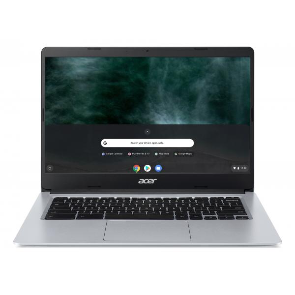 Acer Chromebook CB314-1H-C3E4 35,6 cm [14] HD IntelÂ® CeleronÂ® N 4 GB LPDDR4-SDRAM 64 GB Flash Wi-Fi 5 [802.11ac] Chrome OS Argento (CB 314 CB314-1H Celeron N4020 4GB 64GB) - Versione UK