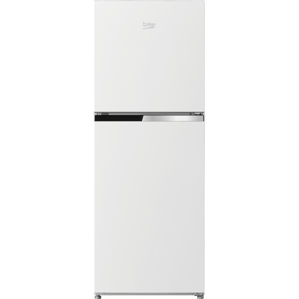 BEKO RDNT231I30WN - Freistehender Doppeltür-Kühlschrank 210L (142 + 68L) - Belüftet kalt - L54x H145cm - Weiß