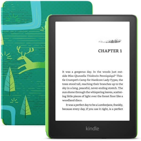 Amazon Kindle Paperwhite Kids lettore e-book Touch screen 8 GB Wi-Fi Nero, Verde
