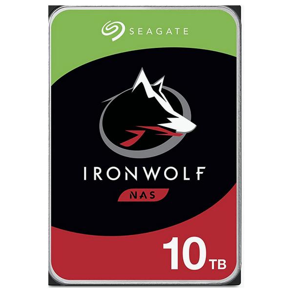 Seagate IronWolf ST10000VN000 disco rigido interno 3.5 10 TB Serial ATA III (Seagate IronWolf ST10000VN000 - Hard drive - 10 TB - internal - 3.5 - SATA 6Gb/s - 7200 rpm - buffer: 256 MB - with 3 years Seagate Rescue Data Recovery)