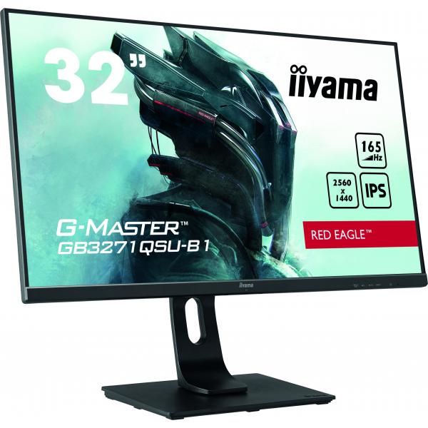 Schermo PC Gamer - IIYAMA G-Master Red Eagle - 31.5 WQHD - Pannello IPS - 1 ms - 165 Hz - HDMI / DisplayPort / USB 3.0 - AMD FreeSync
