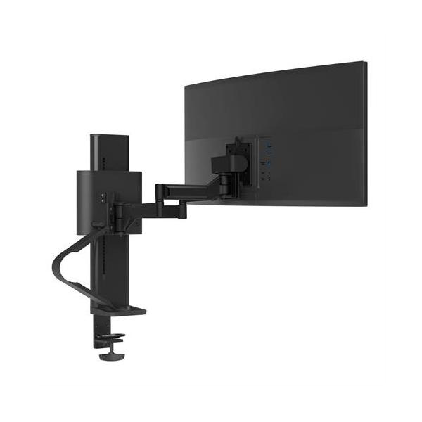 Ergotron TRACE 45-630-224 supporto da tavolo per Tv a schermo piatto 96,5 cm [38] Nero Scrivania (TRACE SINGLE MONITOR PANEL - CLAMP MATTE BLACK)
