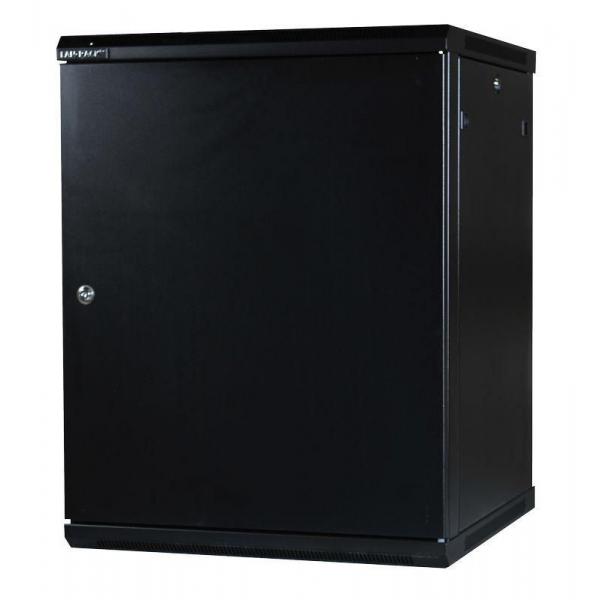 Lanview LVR242060 rack 27U Da parete Nero (Flatpack 19 Wall Mounting - Cabinet 27U H1300 x W600 x - D600 mm - Warranty: 60M)