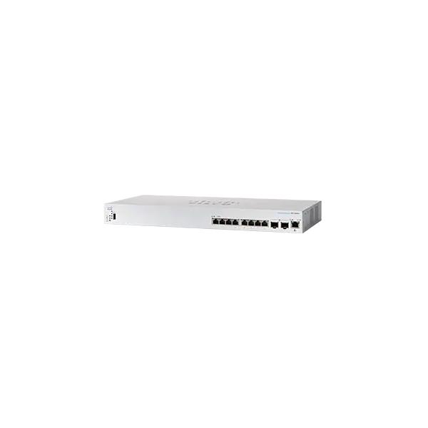 Cisco CBS350 Gestito L3 10G Ethernet [100/1000/10000] 1U Nero, Grigio (CBS350 MANAGED 8-PORT 10GE - 2X10G SFP+ SHARED)
