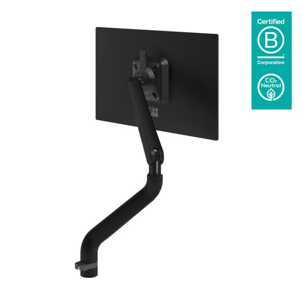 Dataflex 65.113 supporto da tavolo per Tv a schermo piatto 131,6 cm [51.8] Nero Scrivania (Dataflex Viewprime Plus single monitor arm - black - no mount - height and depth adjustment [5Years warranty])