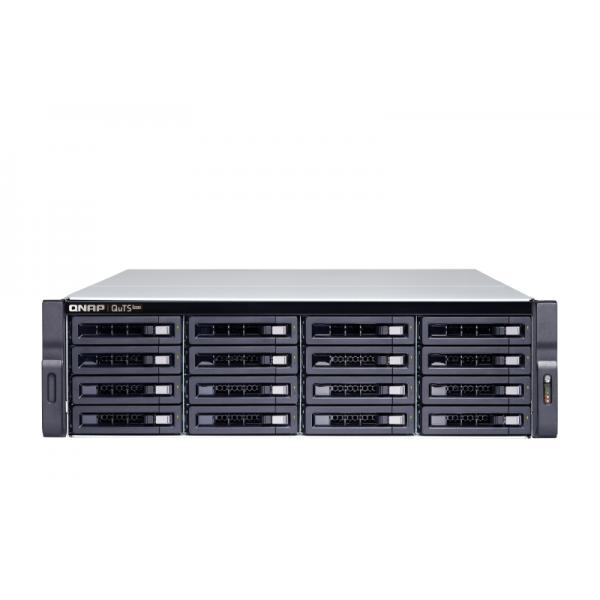 QNAP TS-h1677XU-RP-3700X-32G/256TB EX NAS Armadio [3U] Collegamento ethernet LAN Nero (QNAP TS-h1677XU-RP-3700X-32G/256TB EX)
